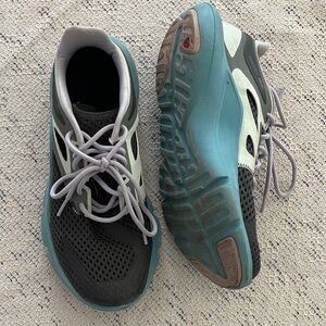 Salomon Black and Teal Athletic Shoes